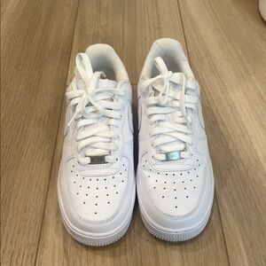 Nike Air Force 1 Low White Leather Shoes